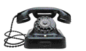 Animated Old Fashion Telephone Image