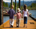 Kids on a Dock